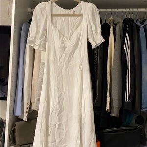 Aritzia tome white dress